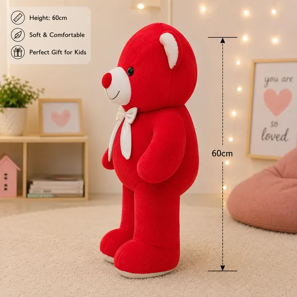 GOLDENHUB_Teddy_Bear_60_CM_Standing_DIFFRENT_RED