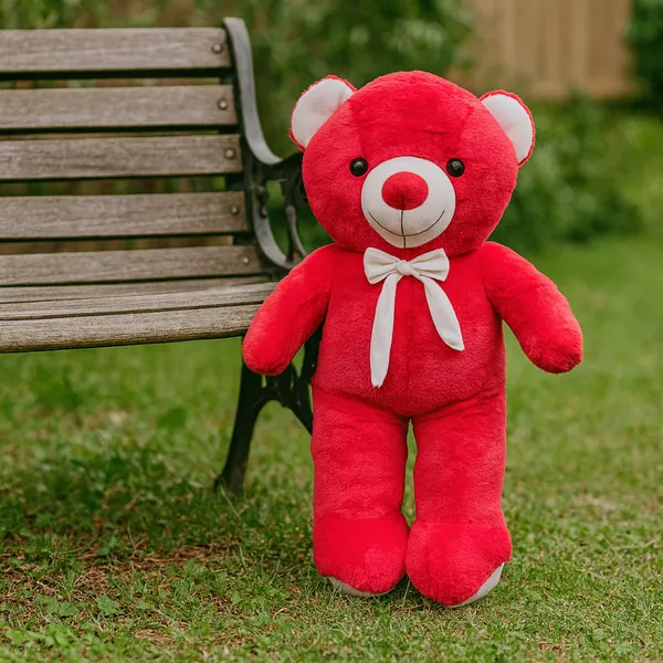 GOLDENHUB_Teddy_Bear_60_CM_Standing_DIFFRENT_RED