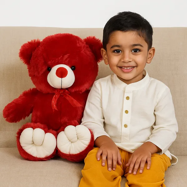GOLDENHUB_Teddy_Bear_60_CM_Standing_DIFFRENT_RED