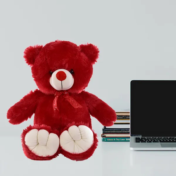 GOLDENHUB_Teddy_Bear_60_CM_Standing_DIFFRENT_RED