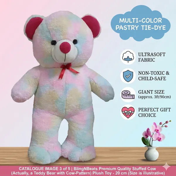 GOLDENHUB_TEDDY_BEAR_60_CM_STANDING_SIMPLE_RAINBOW_-_60_cm
