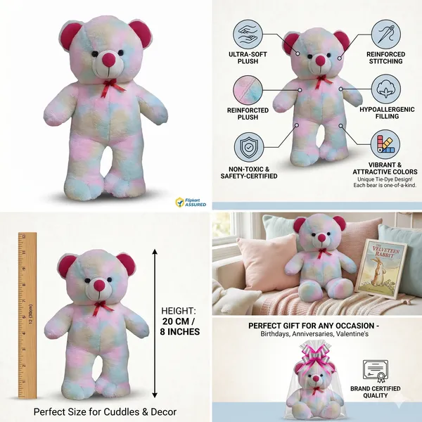 GOLDENHUB_TEDDY_BEAR_60_CM_STANDING_SIMPLE_RAINBOW_-_60_cm