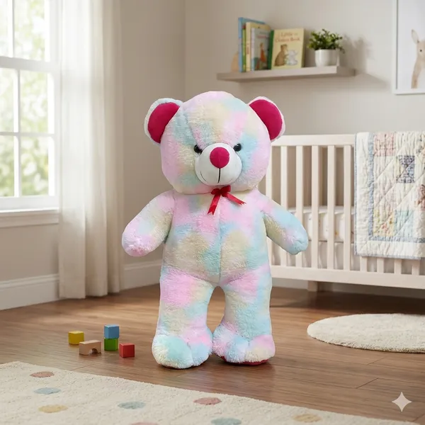 GOLDENHUB_TEDDY_BEAR_60_CM_STANDING_SIMPLE_RAINBOW_-_60_cm