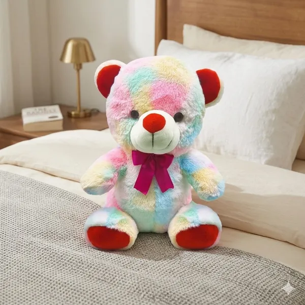 GOLDENHUB_TEDDY_BEAR_30_CM_SITTING_RAINBOW
