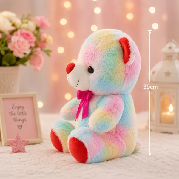 GOLDENHUB_TEDDY_BEAR_30_CM_SITTING_RAINBOW