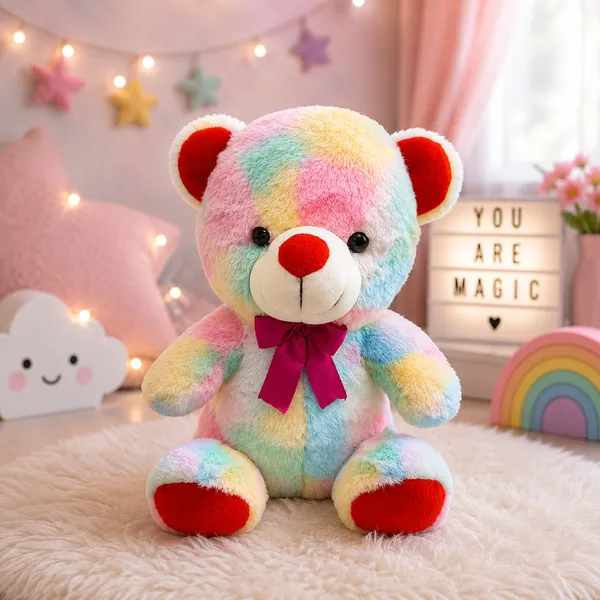 GOLDENHUB_TEDDY_BEAR_30_CM_SITTING_RAINBOW