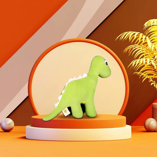 Goldenhub_Teddy_Soft_Plush_Green_Dinosaur