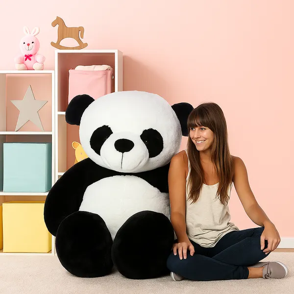 Goldenhub_Teddy_Panda_180_cm_Standing_-_Black_&_White