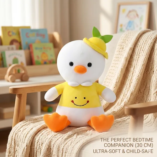 Goldenhub_Toys_Teddy_Yellow_Duck_with_Cap_Stuffed_Plush_Soft_Toys_-30_cm_-_30_cm
