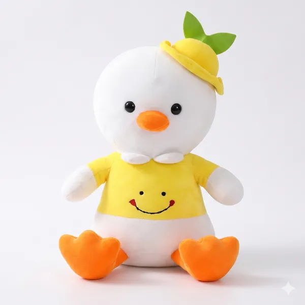 Goldenhub_Toys_Teddy_Yellow_Duck_with_Cap_Stuffed_Plush_Soft_Toys_-30_cm_-_30_cm