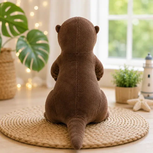Goldenhub_Toys_Otter_Plush_Stuffed_Soft_Coffee_Toy_-_30_cm