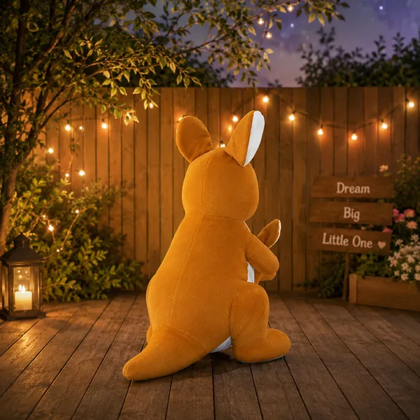 GOLDENHUB_TOYS_Lifelike_Australian_Kangaroo_and_Joey_Plush_Toy,_Soft_Brown_Stuffed_Toys