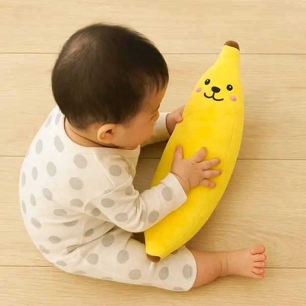 GOLDENHUB_TOYS_Plush_Banana_Soft_Toy_with_Cute_Embroidered_Face,_Yellow,_25_cm