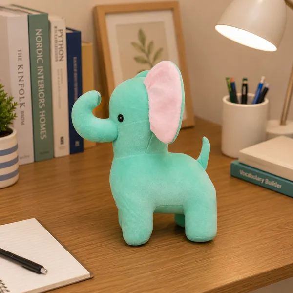Goldenhub_Toys_Standing_Elephant_Premium_Soft_Stuffed_Toys_-_25_cm