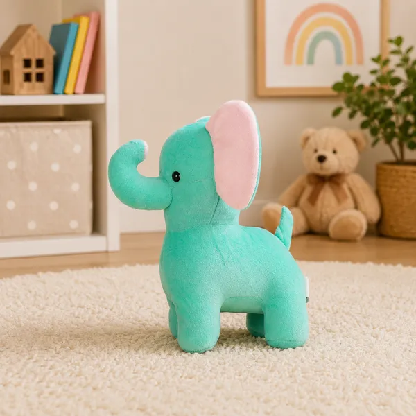 Goldenhub_Toys_Standing_Elephant_Premium_Soft_Stuffed_Toys_-_25_cm
