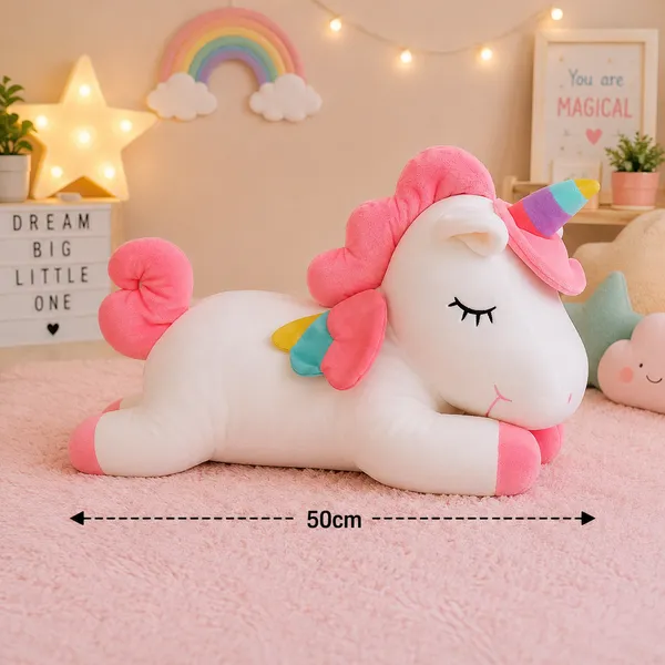Goldenhub_Toys_Sleeping_Unicorn_Soft_Stuffed_Multicolour_Toys_For_Kids_-_50_cm
