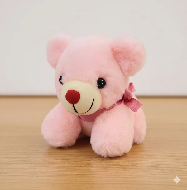 Goldenhub_Toys_Pink_Sleepy_Bear_Soft_Stuffed_Toys_for_Kids_-_20_cm