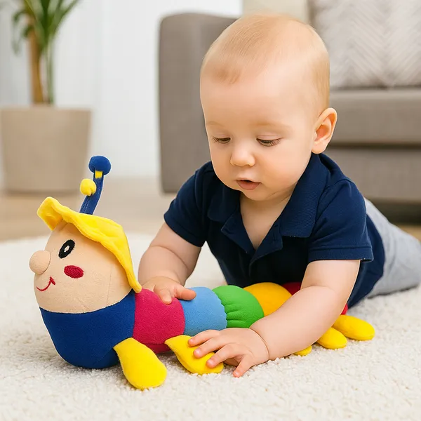 GOLDENHUB_TOYS_Plush_Caterpillar_Soft_Toy,_Multicolour,_Educational_Baby_Toy_for_Sensory_Development|_Huggable_Stuffed_Animal_for_Kids_|_Super_Soft,_Safe_&_Colourful_|_Ideal_Gift_for_Boys_&_Girls
