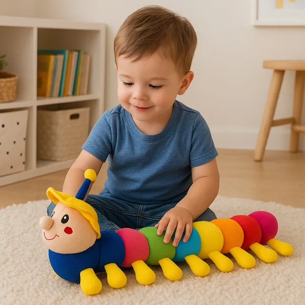 GOLDENHUB_TOYS_Plush_Caterpillar_Soft_Toy,_Multicolour,_Educational_Baby_Toy_for_Sensory_Development|_Huggable_Stuffed_Animal_for_Kids_|_Super_Soft,_Safe_&_Colourful_|_Ideal_Gift_for_Boys_&_Girls