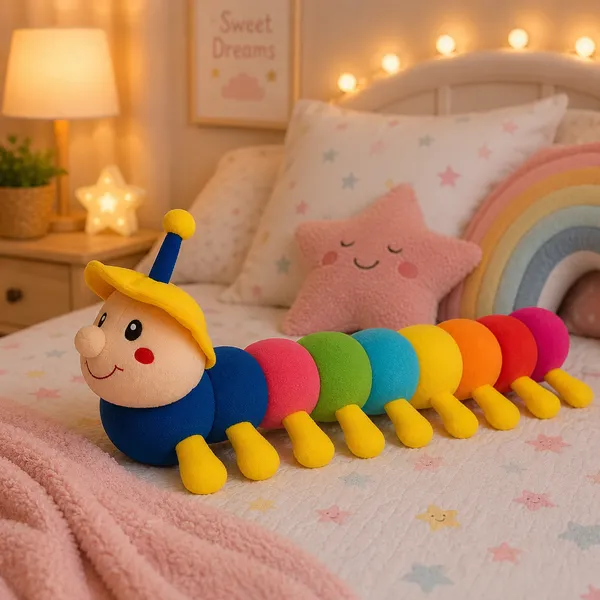 GOLDENHUB_TOYS_Plush_Caterpillar_Soft_Toy,_Multicolour,_Educational_Baby_Toy_for_Sensory_Development|_Huggable_Stuffed_Animal_for_Kids_|_Super_Soft,_Safe_&_Colourful_|_Ideal_Gift_for_Boys_&_Girls
