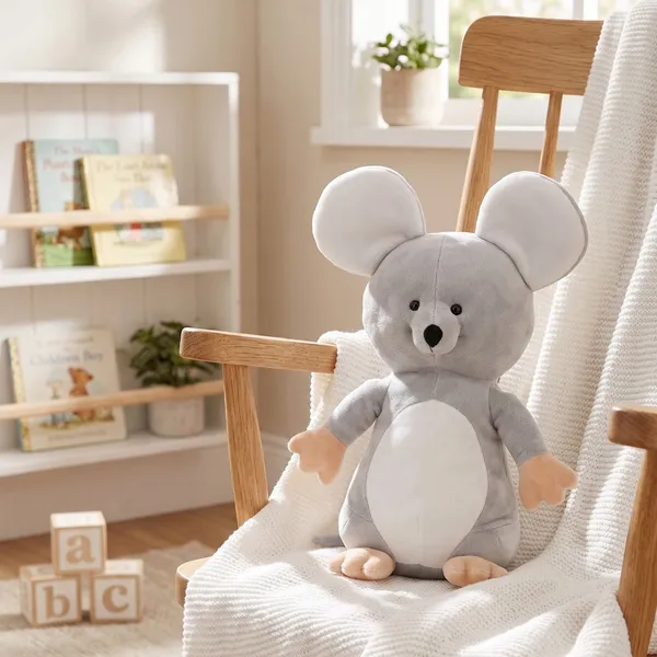 GoldenHub_30_cm_Toys_Standing_Mouse_Grey