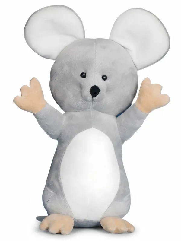 GoldenHub_30_cm_Toys_Standing_Mouse_Grey