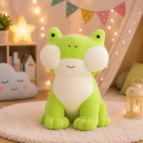 Goldenhub_Plush_Frog_Soft_Toy_for_Kids_–_40_cm_|_Cute_Green_Stuffed_Animal_Toy|Cuddly_Teddy_Toy_for_Boys_&_Girls|Stuffed_Animal_for_Kids_&_Toddlers