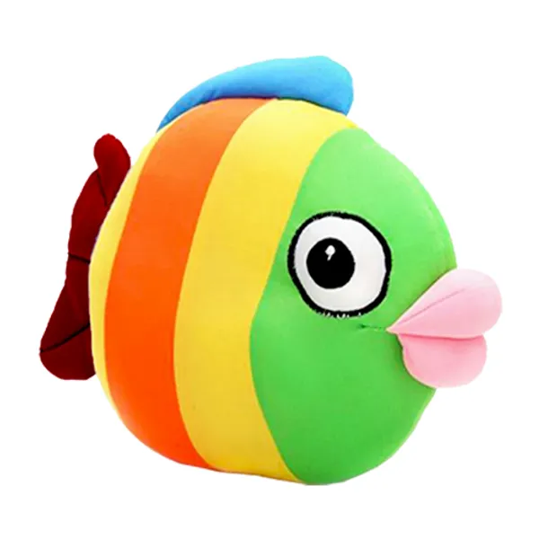 GoldenHub_25_cm_Teddy_Multicolour_Fish