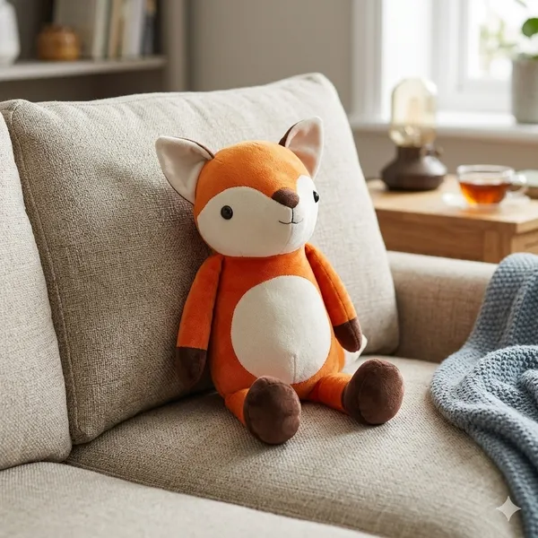 GOLDENHUB_TOYS_Super_Soft_Flappy_Leg_Fox_Plush_Toy,_40_cm,_Orange_and_White,_Cuddly_Stuffed_Animal_for_Kids|_|_Orange_&_Off-White_Plush_Animal