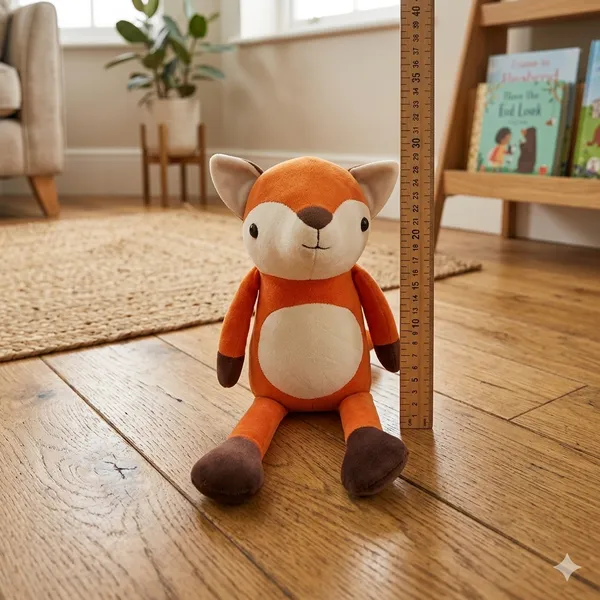GOLDENHUB_TOYS_Super_Soft_Flappy_Leg_Fox_Plush_Toy,_40_cm,_Orange_and_White,_Cuddly_Stuffed_Animal_for_Kids|_|_Orange_&_Off-White_Plush_Animal