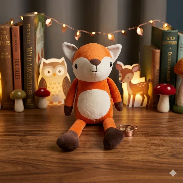 GOLDENHUB_TOYS_Super_Soft_Flappy_Leg_Fox_Plush_Toy,_40_cm,_Orange_and_White,_Cuddly_Stuffed_Animal_for_Kids|_|_Orange_&_Off-White_Plush_Animal