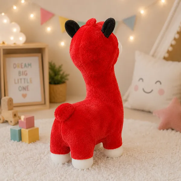 Goldenhub_Soft_Toy_Soft_Plush_Red_Alpaca_Toy,_30_cm