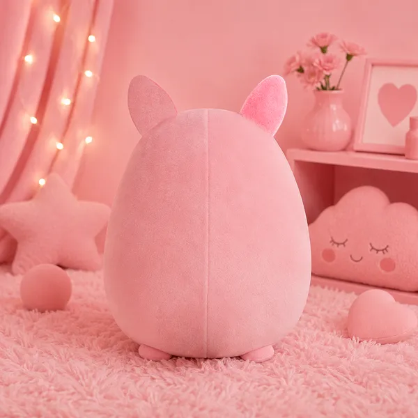 GoldenHub_45_cm_Plush_Pig_Cushion_Pink_and_Red,_Decorative_Stuffed_Animal_Pillow_Soft_Toy