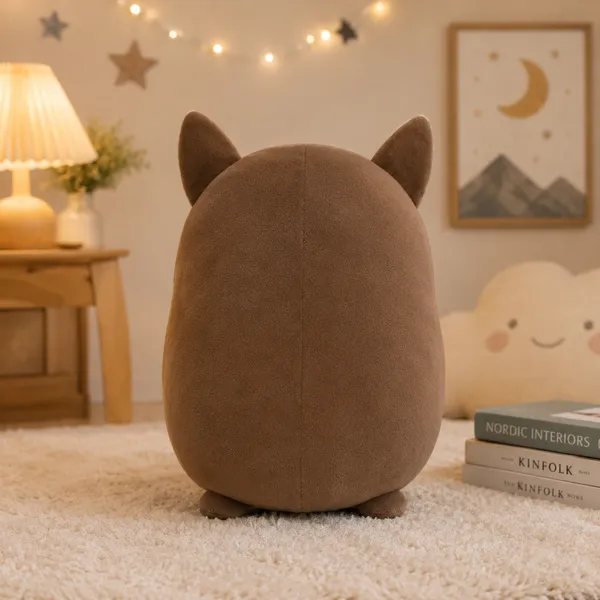 GoldenHub_45_cm_Plush_Dog_Cushion_Grey_and_White_Soft_Toy