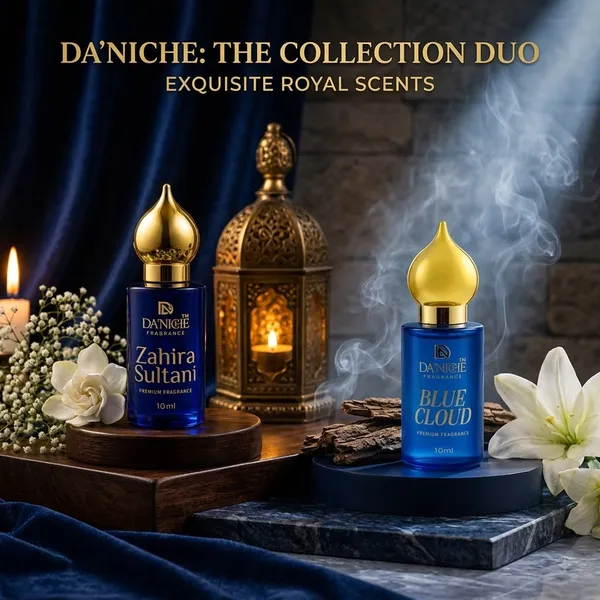 Da'Niche_Zahira_Sultani_Floral_Citrus_Powdery_Attar_And_Blue_Cloud_Aromatic_Woody_Lavender_Attar_Pack_Of_2
