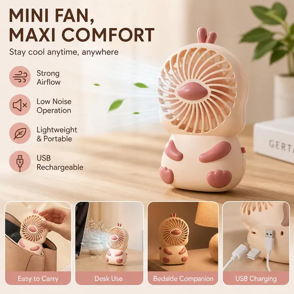 Beigepink_Abs_Plastic_Mini_Usb_Fan_Home__Office__Travel