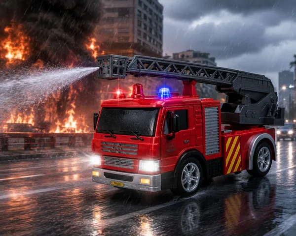 Red_Plastic_Rc_Fire_Engine_Truck_Kids__Pretend_Play__Collecting