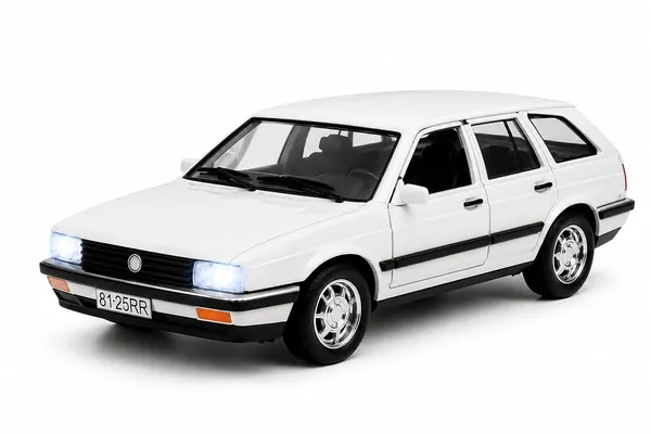 White_Die_Cast_Metal_Rc_Hatchback_Car_Kids__Collecting