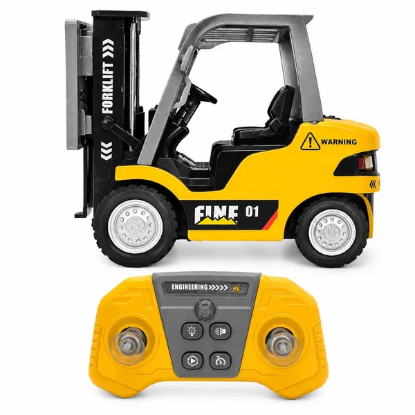 Yellow_Plastic__Metal_Rc_Forklift_Toy_Kids__Construction_Play
