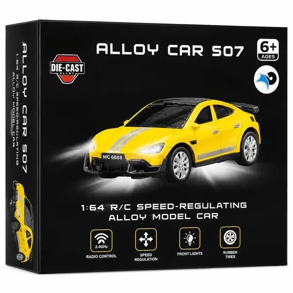 Yellow_Die_Cast_Metal_Rc_Racing_Vehicle_Kids__Outdoor_Play