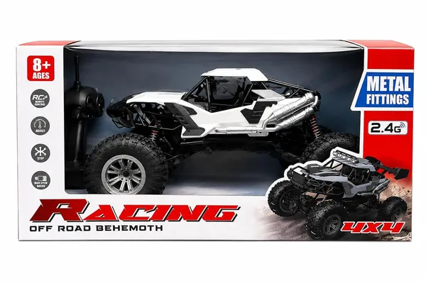 White_Plastic__Metal_Rc_Crawler_Kids__Outdoor_Play