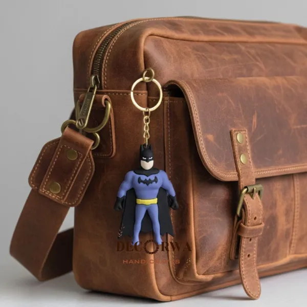 Batman_Keychain_for_Boys_&_Girls_|_3D_Superhero_Character_Keyring_with_Black_Silicone_MARVEL_Strap