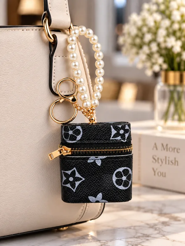 Black_Fashion_Purse_Keychain_for_Women_&_Girls___Mini_Handbag_Style_Bag_Charm_Key_Ring_for_Keys_&_Gifting