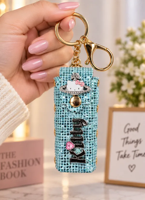 Blue_Fashion_Cat_Keychain_for_Women_&_Girls___Cute_Cat_Bag_Charm_Key_Ring_for_Keys_Purse_Backpack_&_Gifting
