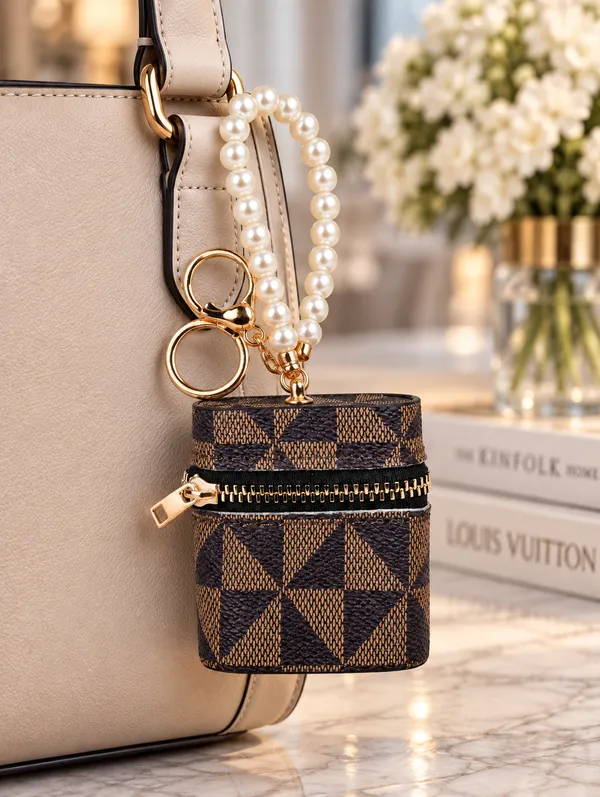 Brown_Fashion_Purse_Keychain_for_Women_&_Girls___Mini_Handbag_Style_Bag_Charm_Key_Ring_for_Keys_&_Gifting