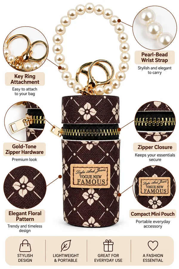 Brown_Fashion_Purse_Keychain_for_Women_&_Girls___Mini_Handbag_Style_Bag_Charm_Key_Ring_for_Keys_&_Gifting