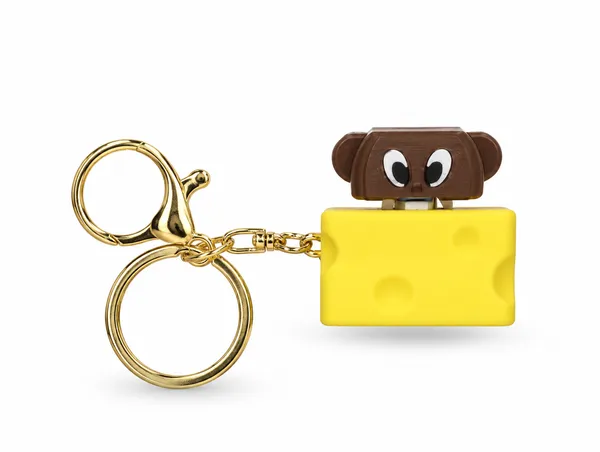 Cheese_Mouse_Keychain_for_Kids___Cute_3D_Mouse_Character_Key_Ring_for_Keys_Backpack_School_Bag_&_Gifting