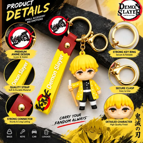 Demon_Slayer_Zenitsu_Agatsuma_Anime_Keychain_for_Boys_&_Girls_|_Cute_Character_Keyring_with_Metal_Ring