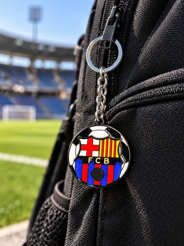 Fcb_Football_Keychain_For_Football_Fans___Soccer_Club_Style_Key_Ring_For_Keys_Backpack_School_Bag_&_Gifting_Pack_Of_2