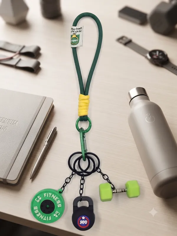 Fitness_Trio_Keychain_For_Gym_Lovers___Mini_Workout_Theme_Key_Ring_For_Keys_Backpack_Gym_Bag_&_Gifting_Pack_Of_2
